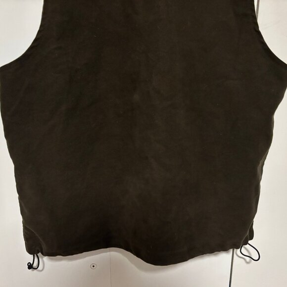 Filson Vest Liner Brown Full Zip Moleskin Hunting Casual Made in USA - Large - Picture 4 of 9